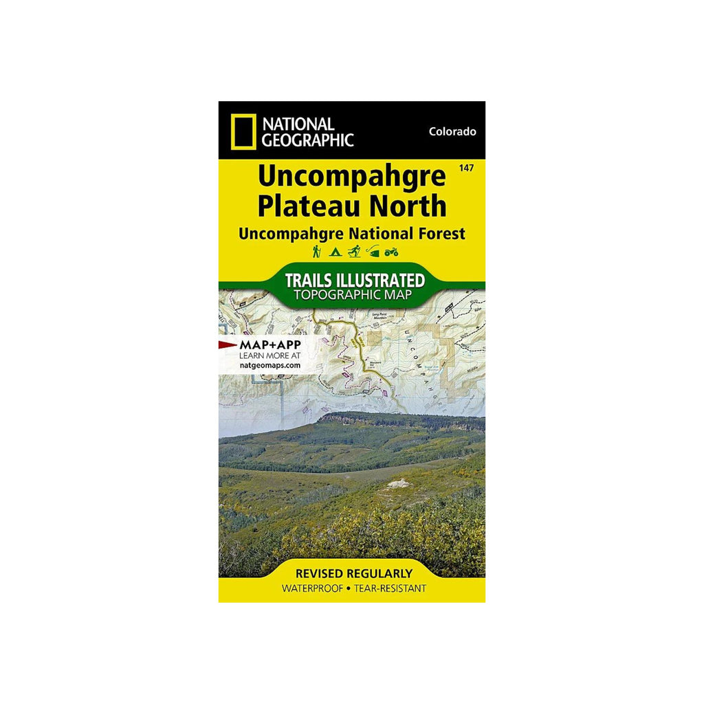 National Geographic 147: Uncompahgre Plateau North Map