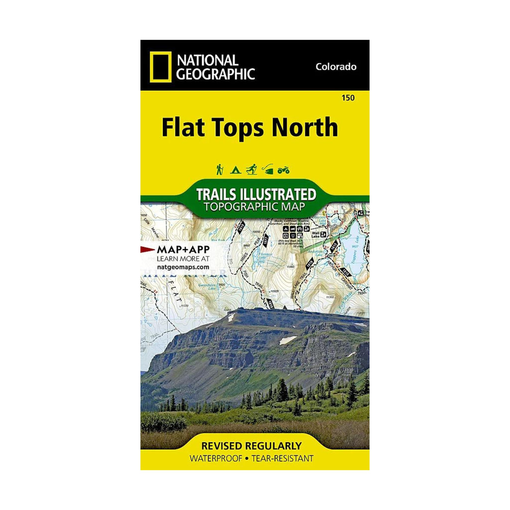 National Geographic 150: Flat Tops North Map