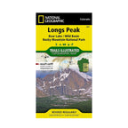 National Geographic 301 : Longs Peak Map