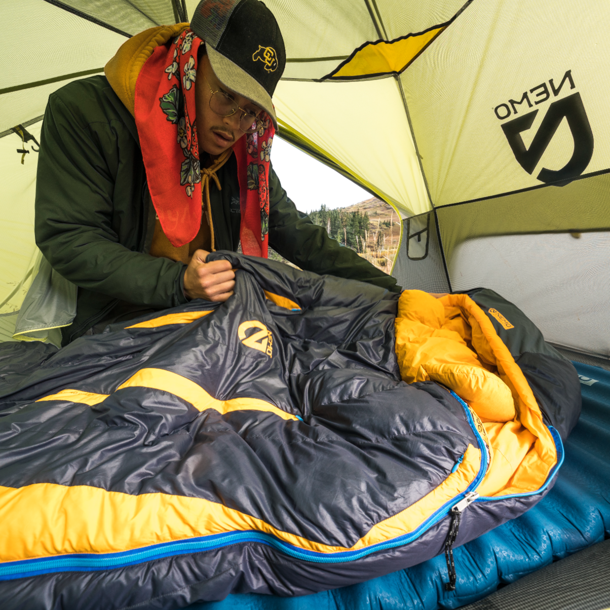 NEMO Flyer Bluesign Insulated Self-Inflating Sleeping Pad - FERAL
