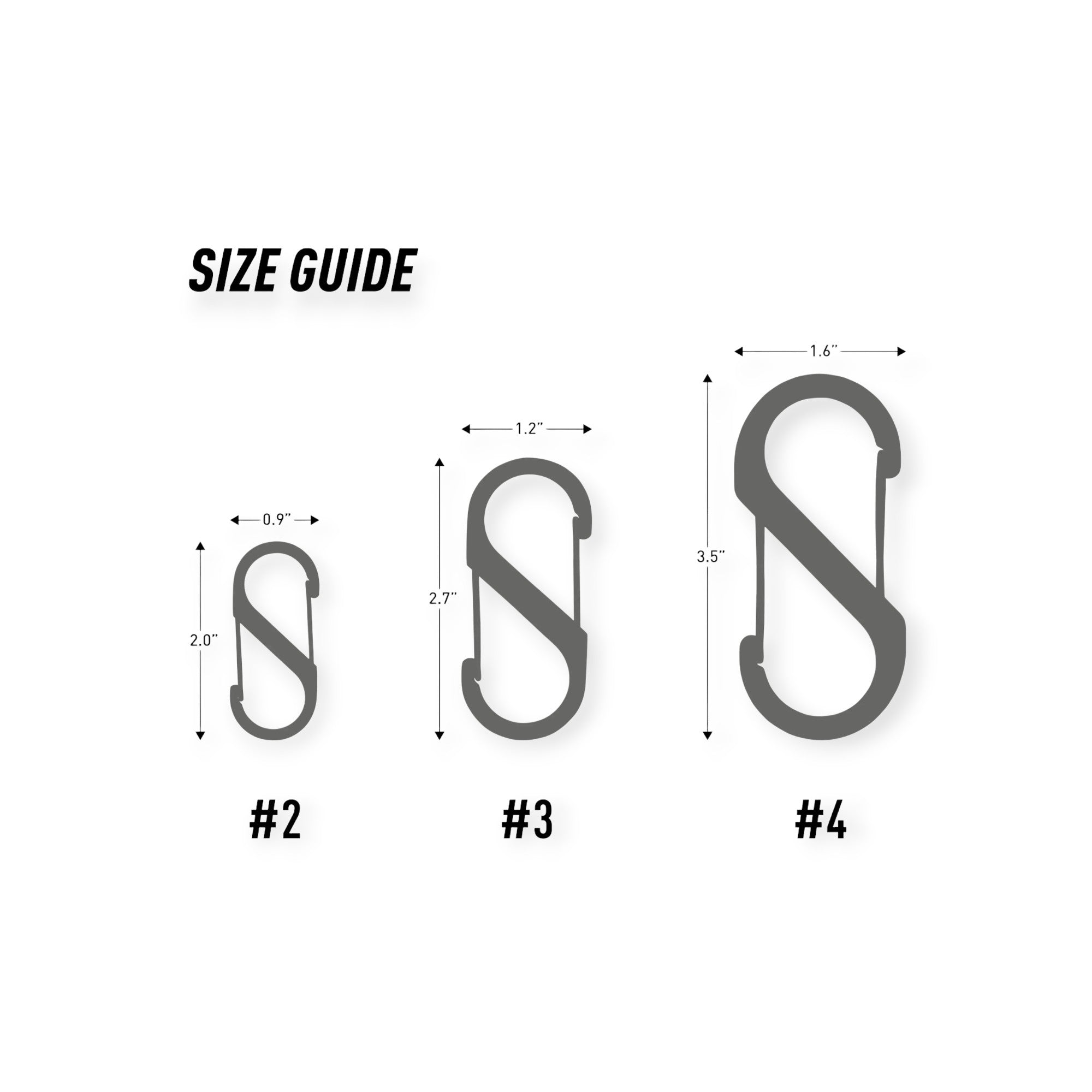 Nite Ize S-Biner Aluminum Dual Carabiner Combo -3 Pack