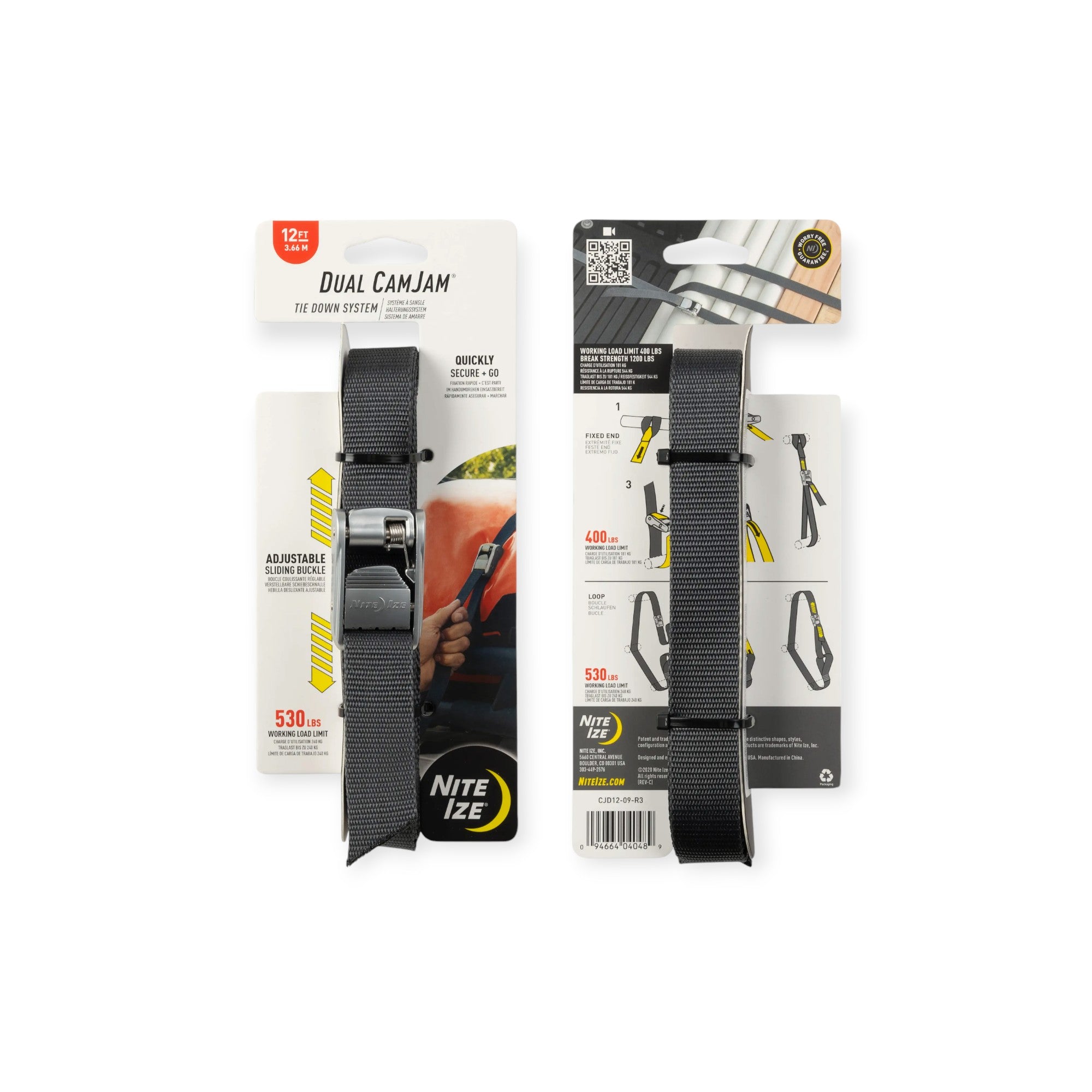 Nite Ize Dual CamJam Tie Down System 12 ft.