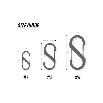 Nite Ize S-Biner Aluminum Dual Carabiner #4 - FERAL