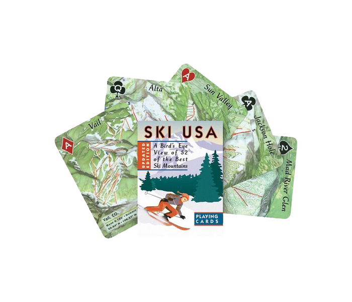 Ski USA Playing Cards