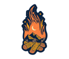 NoSo Campfire by Ketsol Large Patch - FERAL