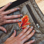 NoSo Red Paintbrush by Rachel Pohl Patch