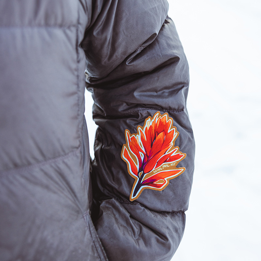 NoSo Red Paintbrush by Rachel Pohl Patch