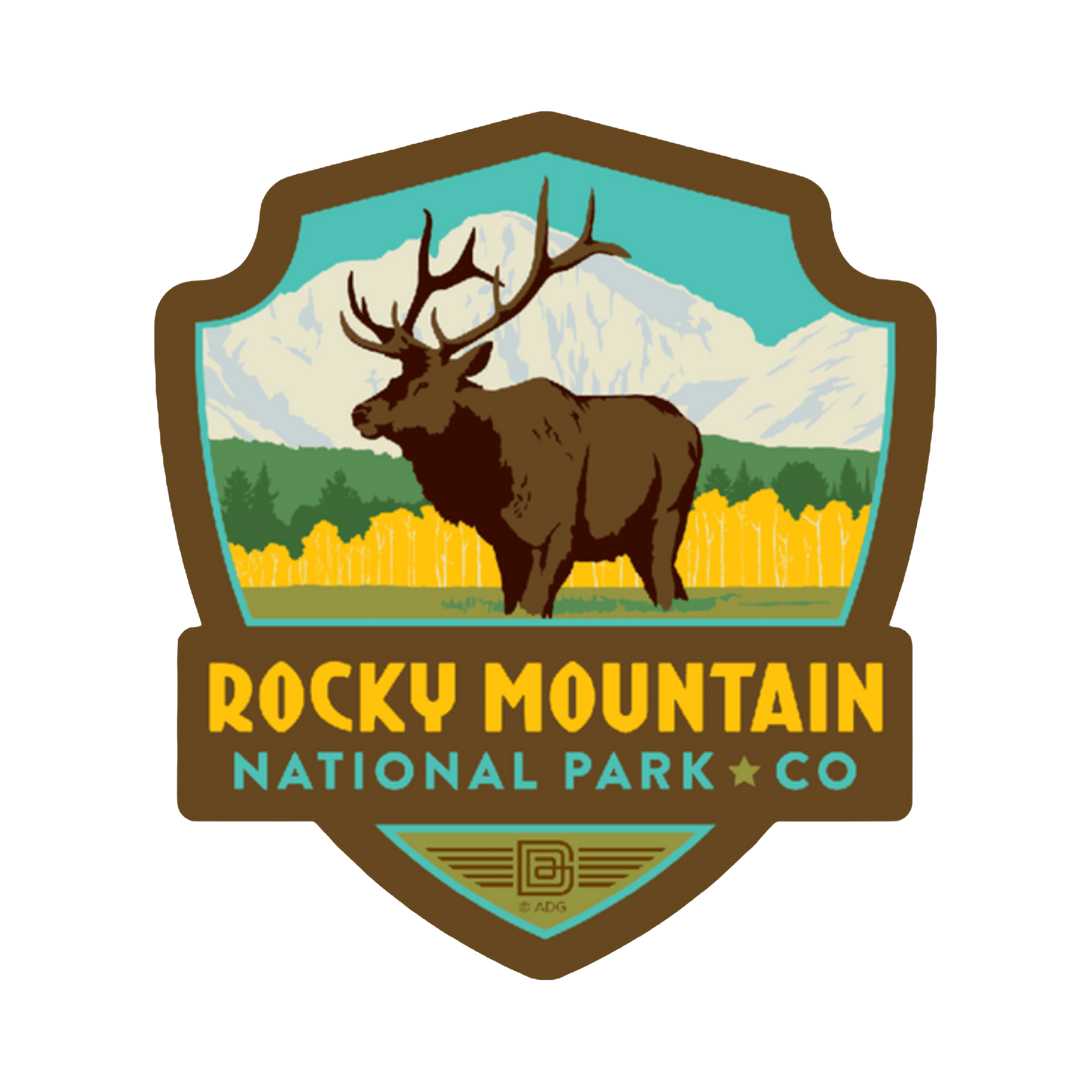 NoSo Rocky Mountain by Anderson Design Group Large Patch - FERAL