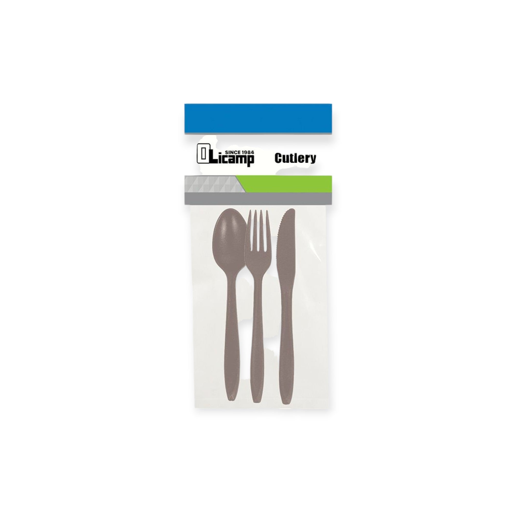 Olicamp 3 PIece Cutlery Smoke