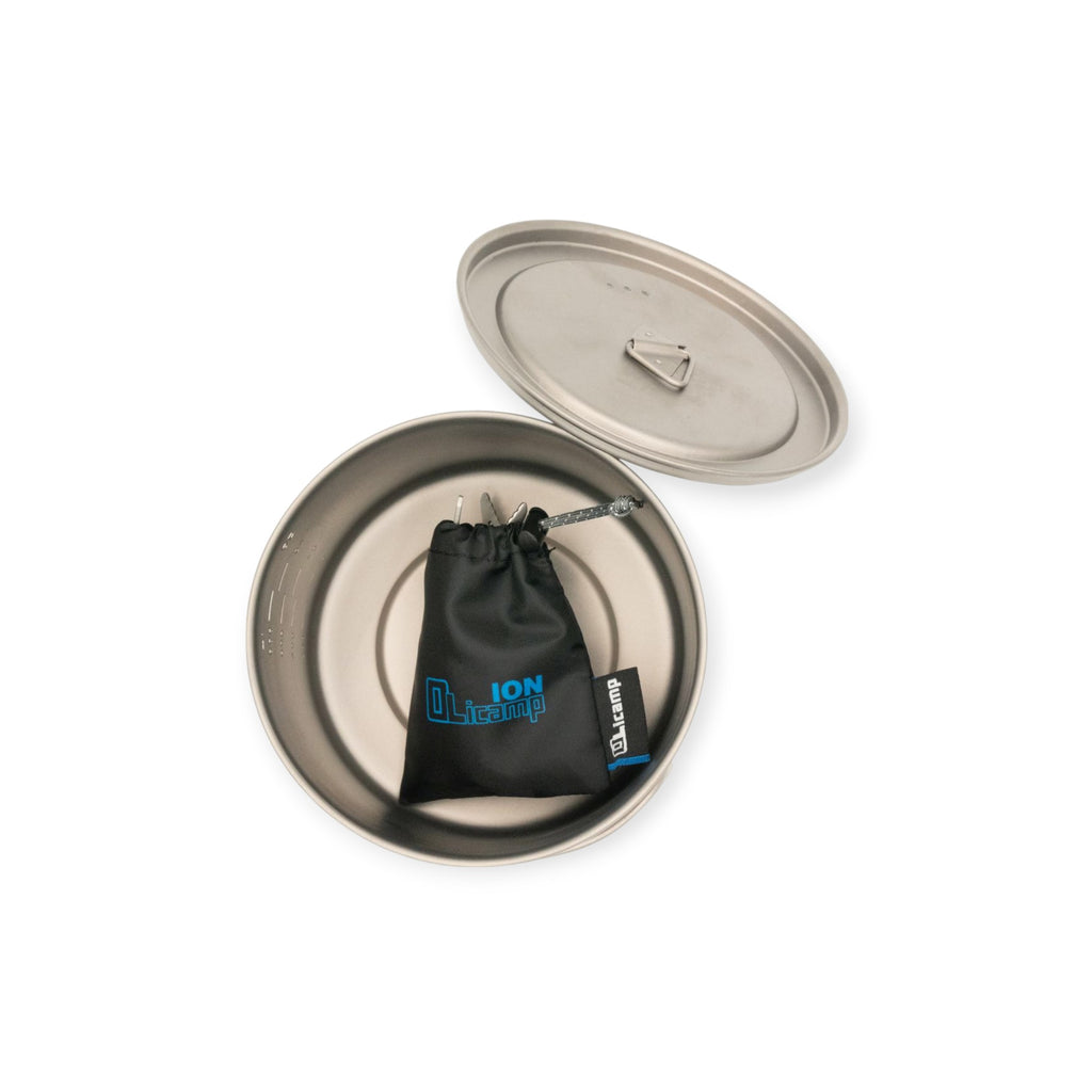 Olicamp Ion Stove With Titanium Space Saver Pot Combo