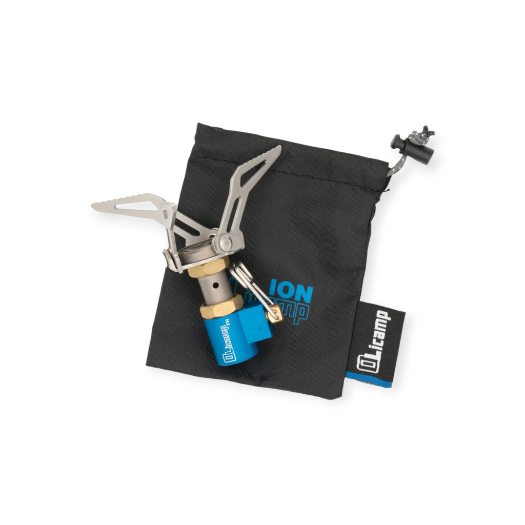 Olicamp Ion Stove With Titanium Space Saver Pot Combo