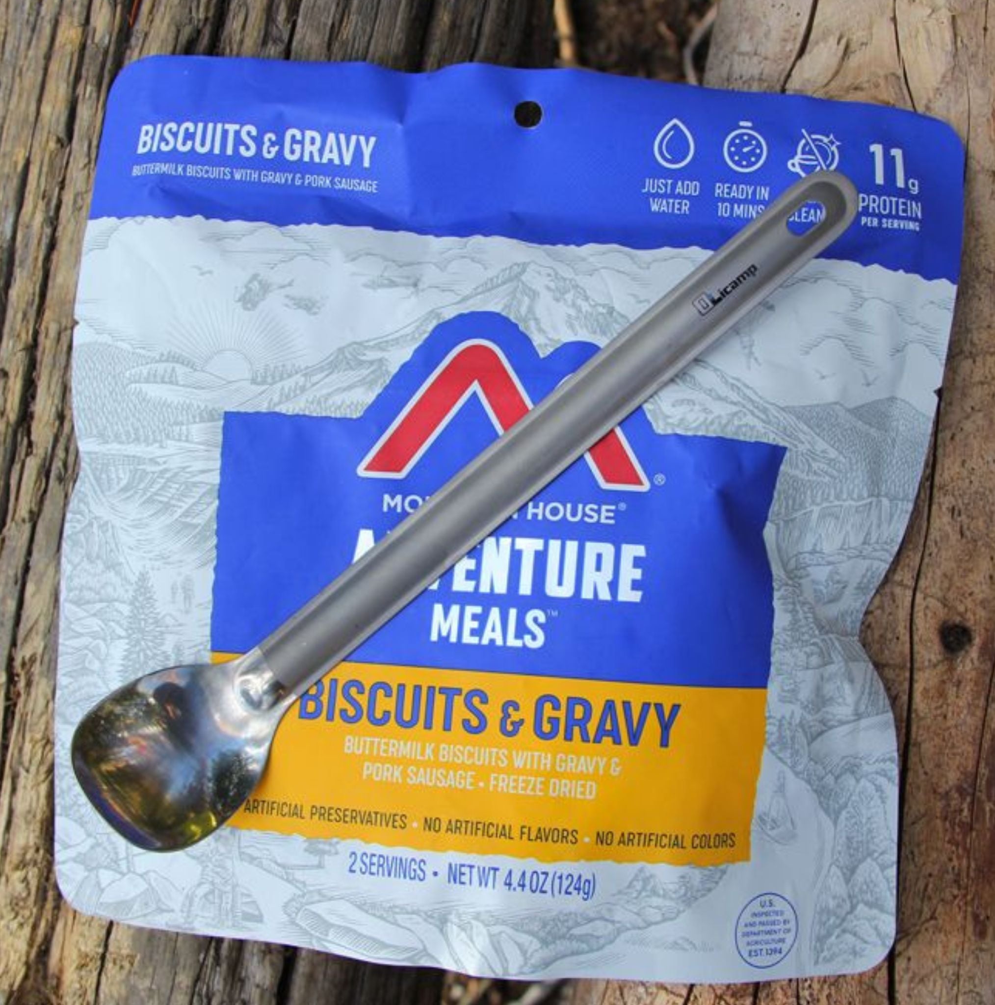 Olicamp Long Titanium Spoon