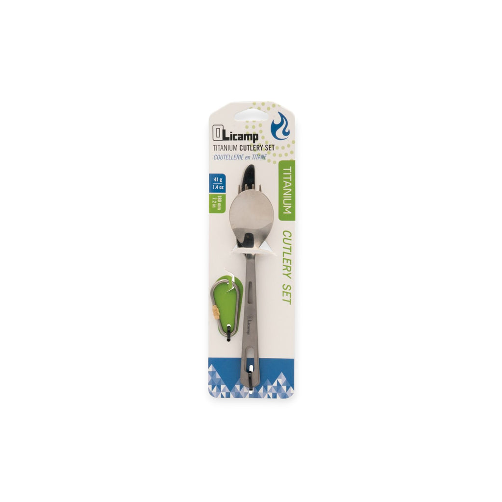 Olicamp Titanium 3 Piece Cutlery Set