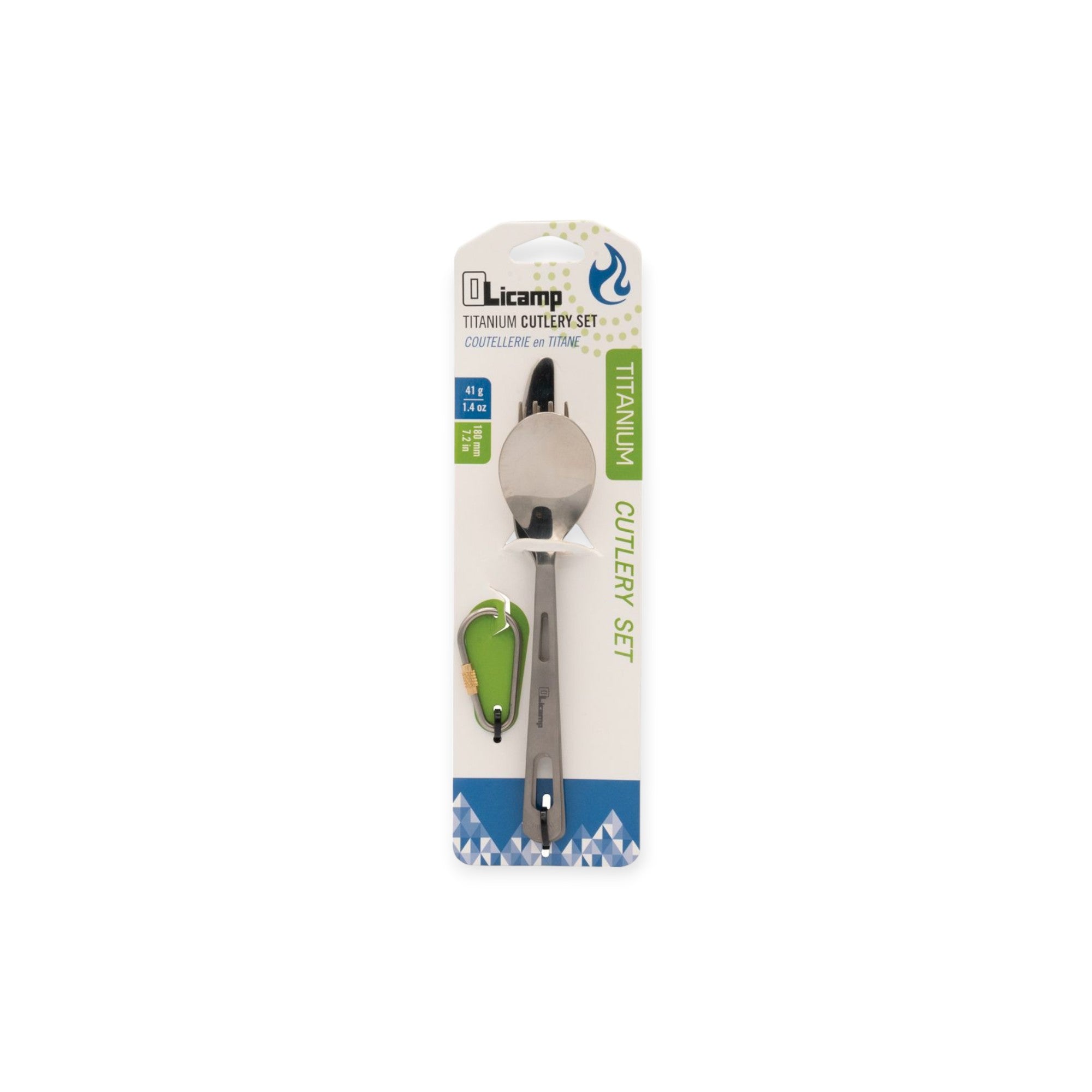 Olicamp Titanium 3 Piece Cutlery Set