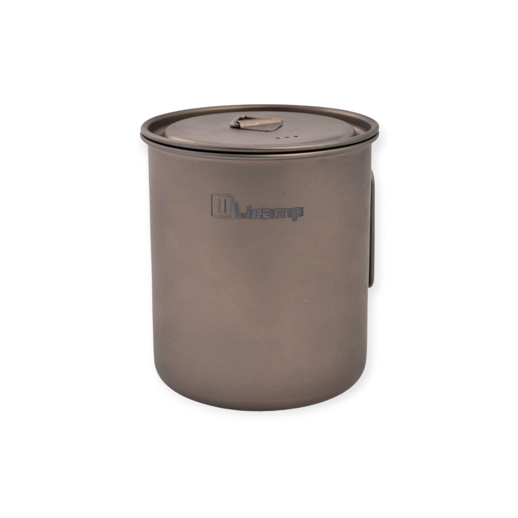 Olicamp Titanium Space Saver Mug w' Lid 750ml