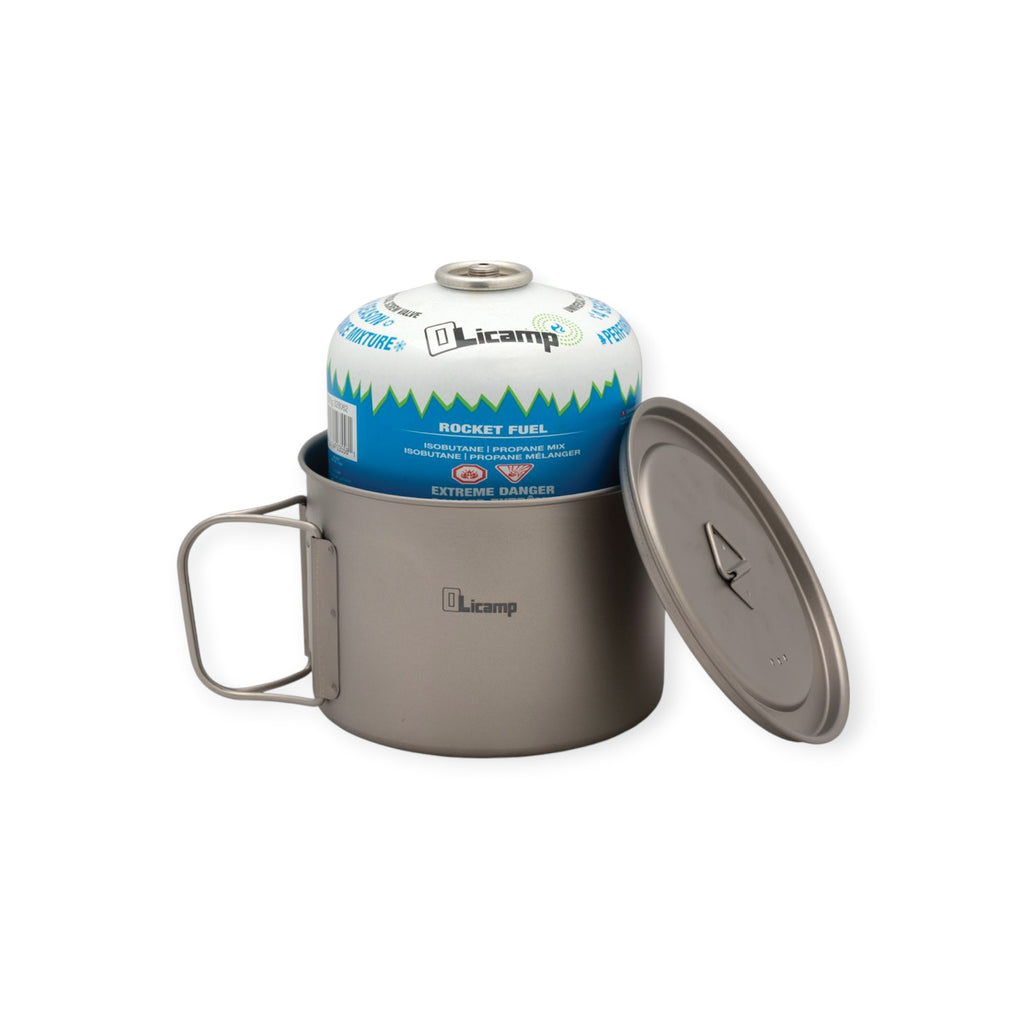 Olicamp Titanium Space Saver Pot w' Lid 900ml