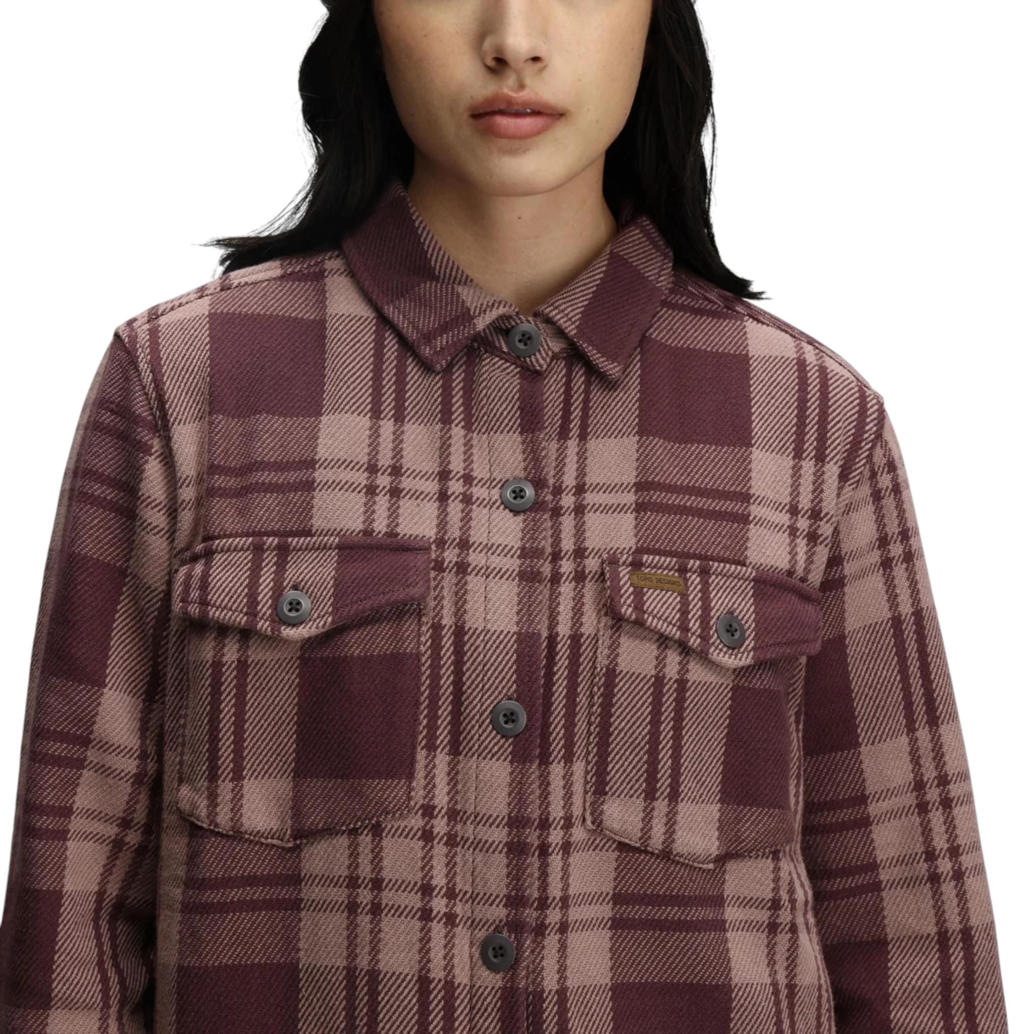 Topo Designs Women's Onlooker Twill Mountain Shirt Jacket - FERAL