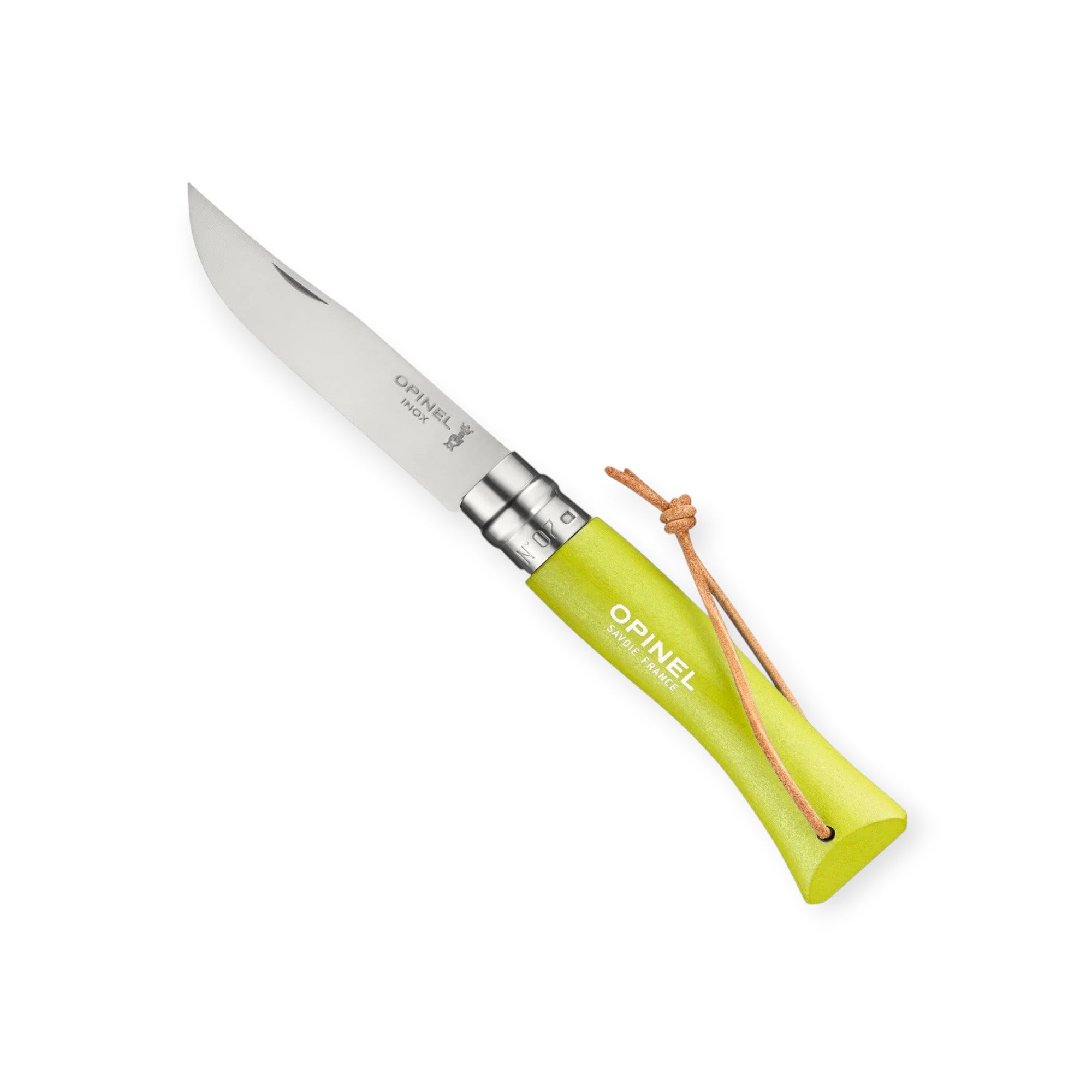 Opinel No. 07 Colorama Stainless Steel Folding Knife With Lanyard
