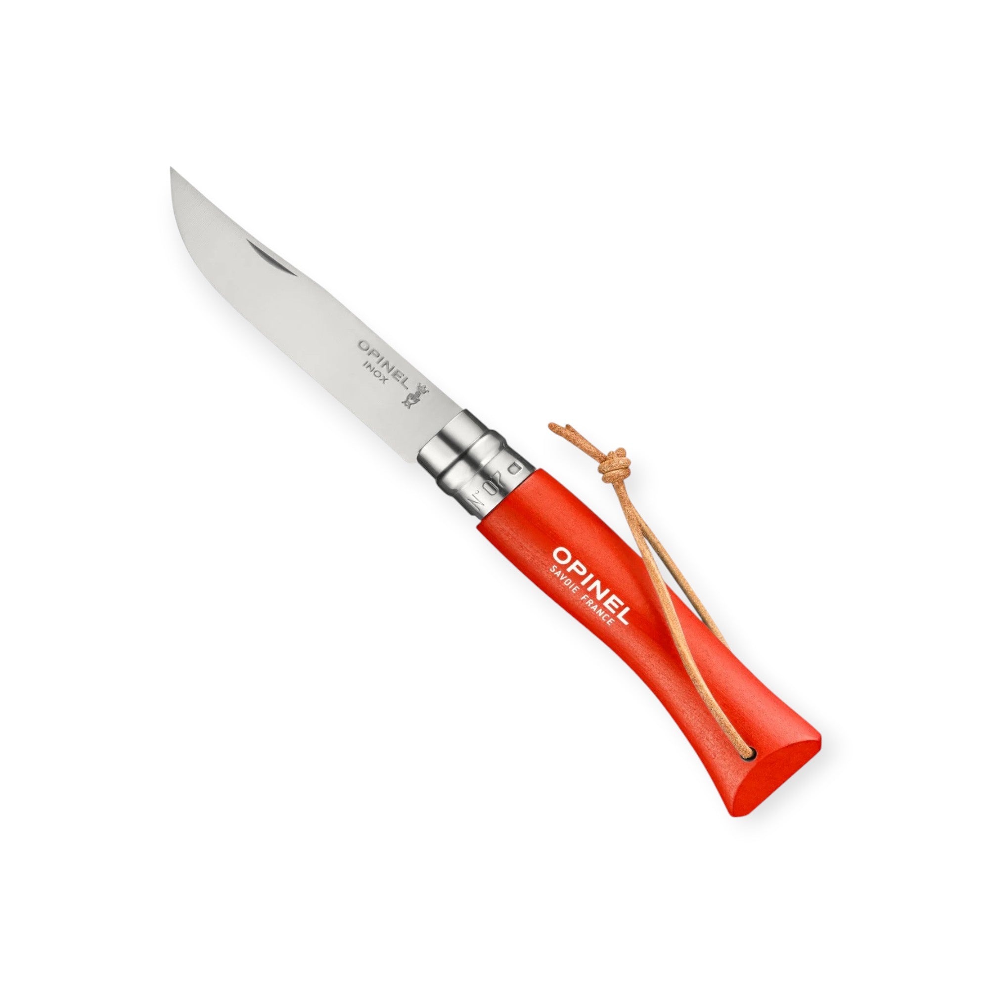 Opinel No. 07 Colorama Stainless Steel Folding Knife With Lanyard