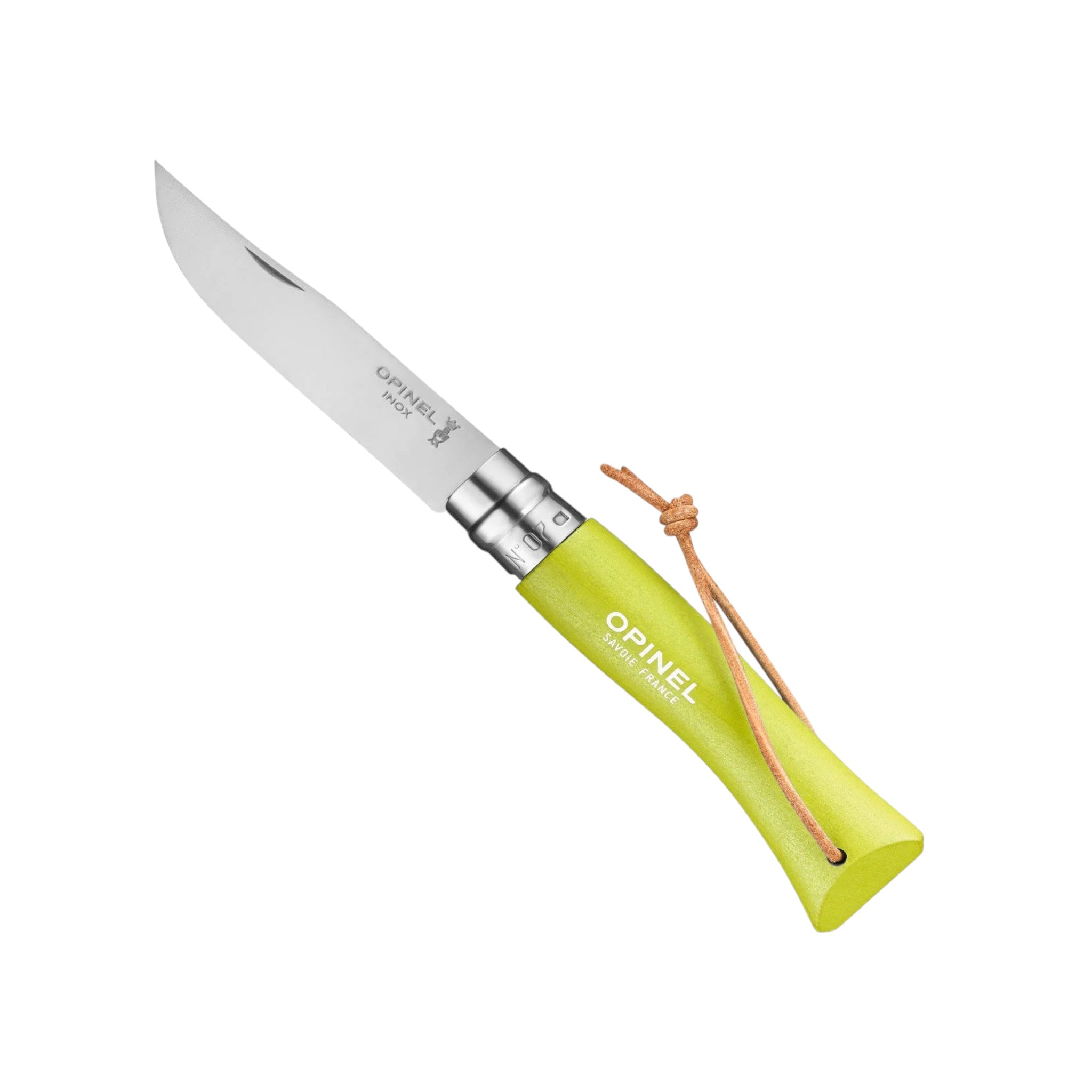 Opinel No. 07 Colorama Stainless Steel Folding Knife With Lanyard