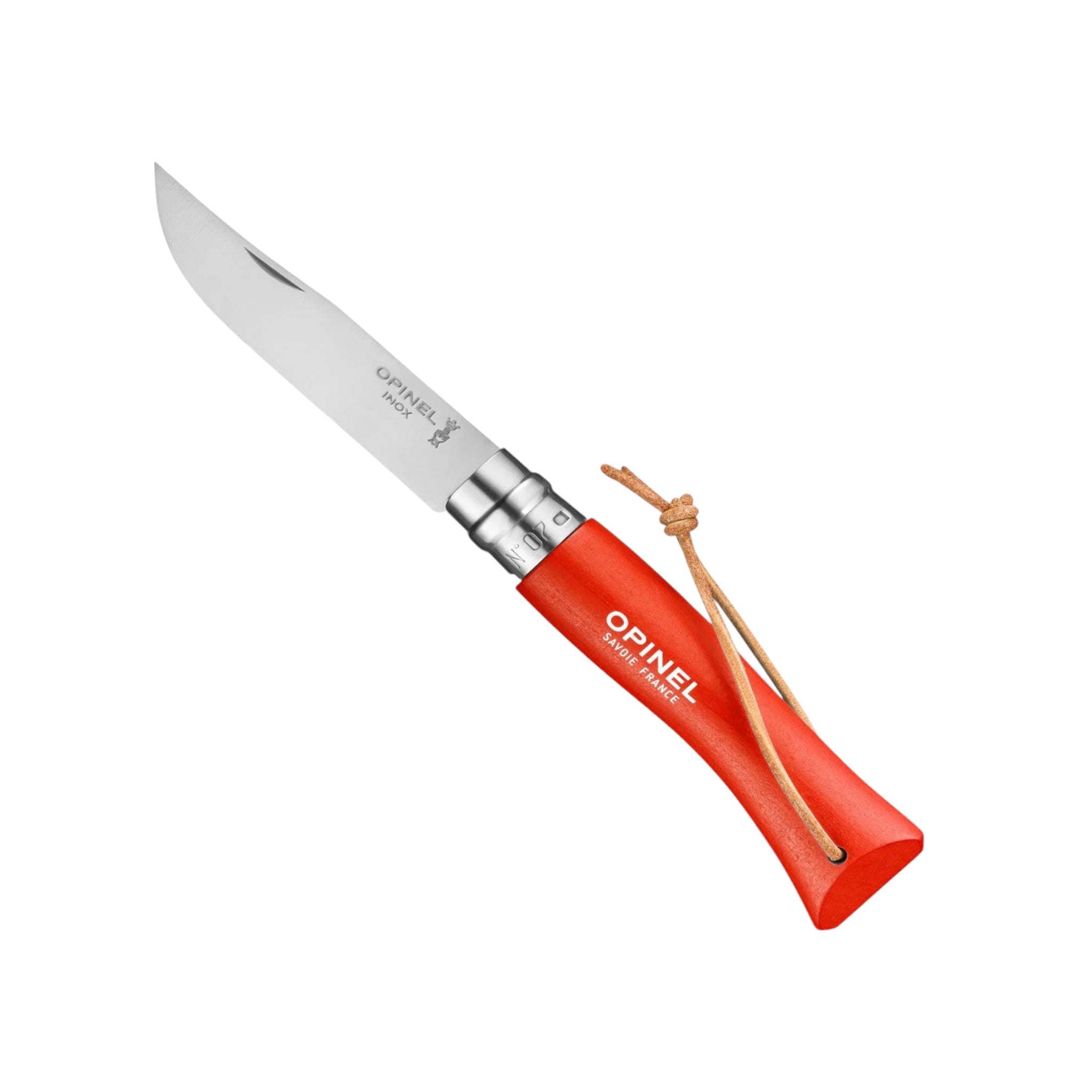 Opinel No. 07 Colorama Stainless Steel Folding Knife With Lanyard