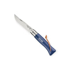 Opinel No.08 Colorama Stainless Steel Folding Knife With Lanyard