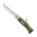 Opinel No.08 Colorama Stainless Steel Folding Knife With Lanyard