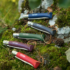 Opinel No.08 Colorama Stainless Steel Folding Knife With Lanyard
