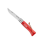 Opinel No.08 Colorama Stainless Steel Folding Knife With Lanyard
