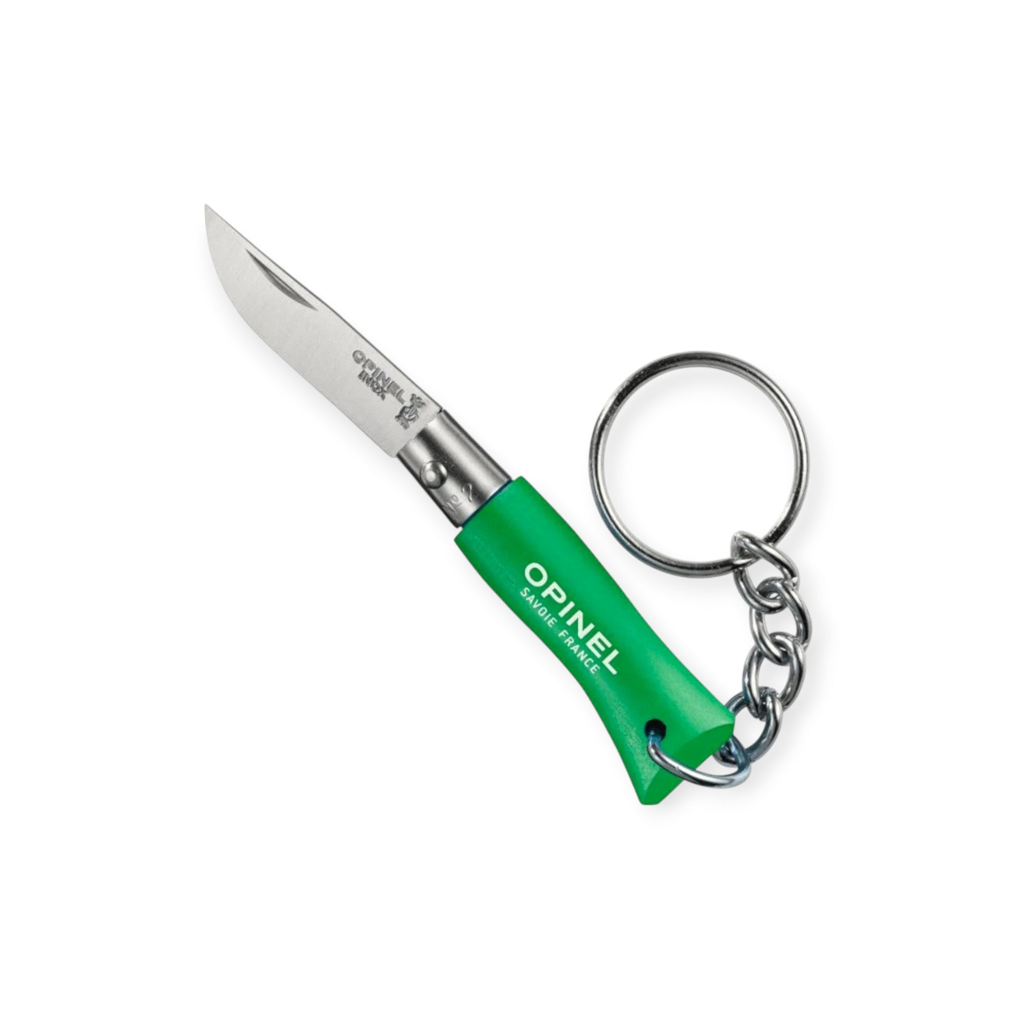 Opinel No.02 Stainless Steel Folding Key Chain Pocket Knife - FERAL