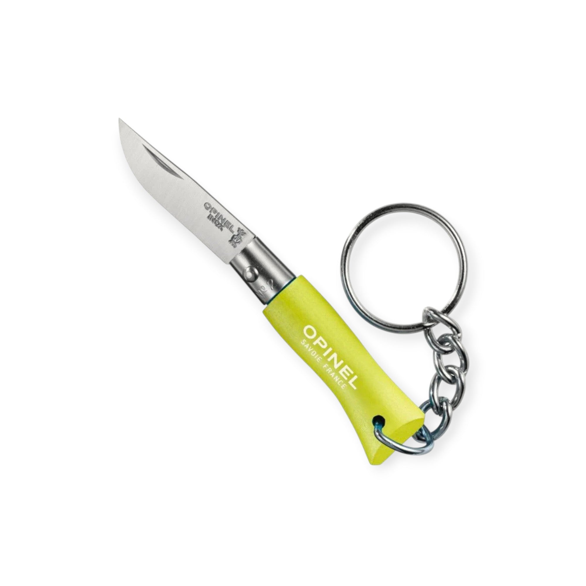 Opinel No.02 Stainless Steel Folding Key Chain Pocket Knife - FERAL