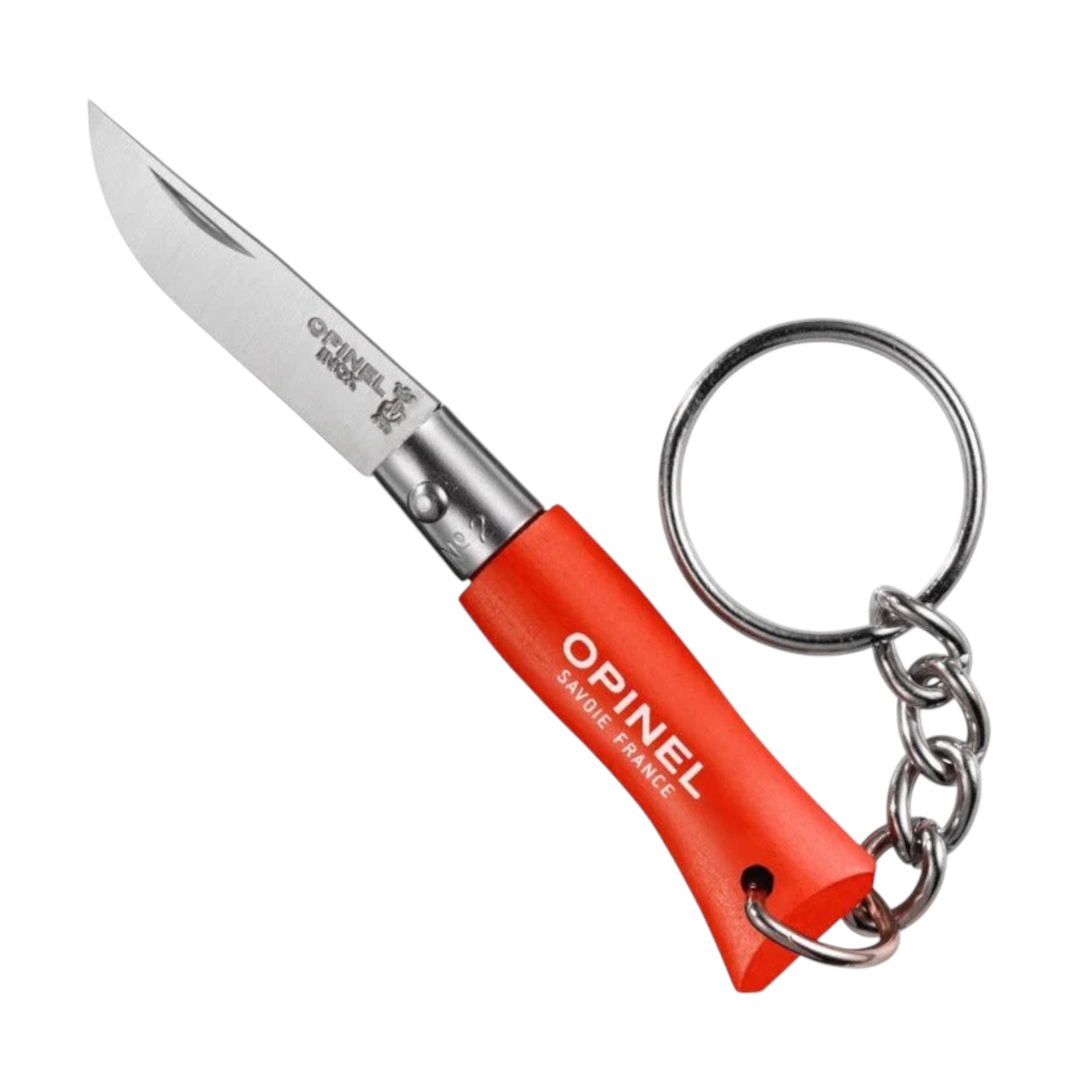 Opinel No.02 Stainless Steel Folding Key Chain Pocket Knife - FERAL