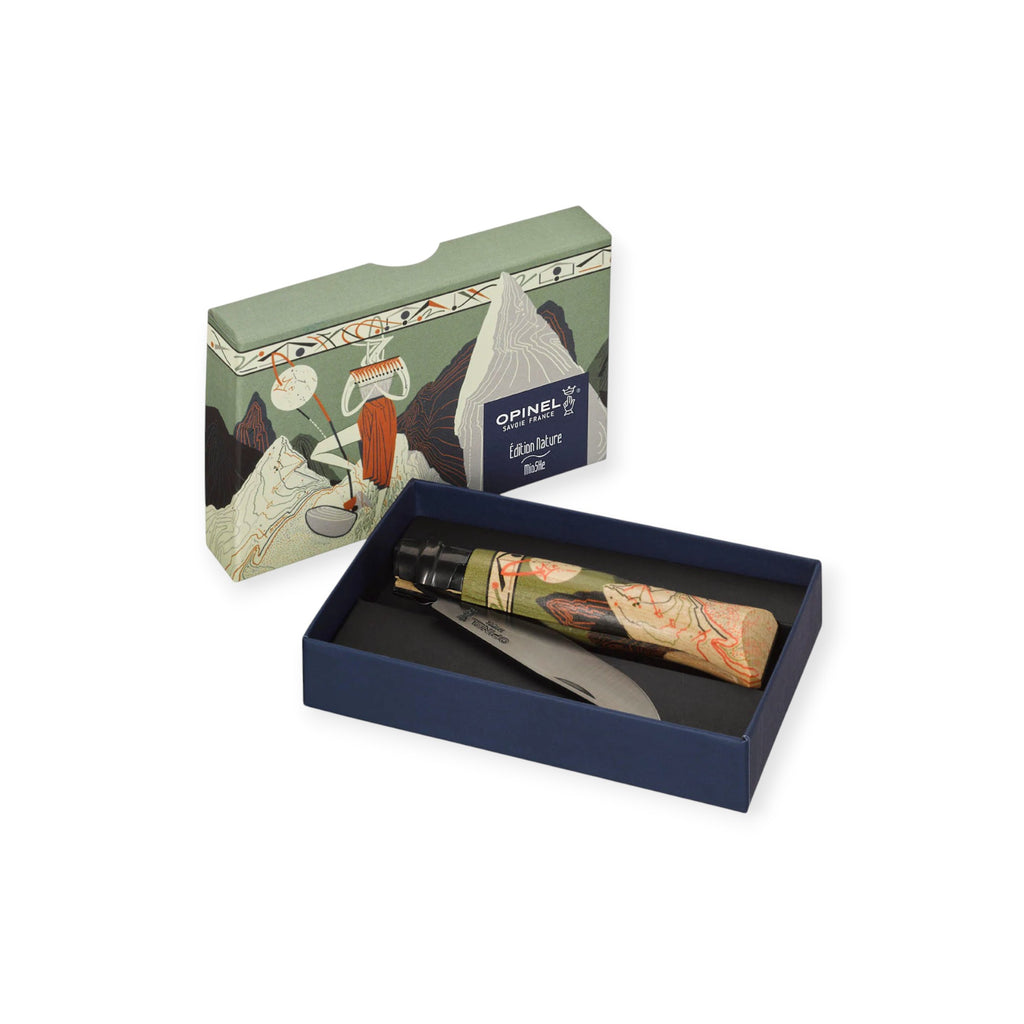 Opinel No.08 Stainless Steel Folding Knife Limited Edition Nature