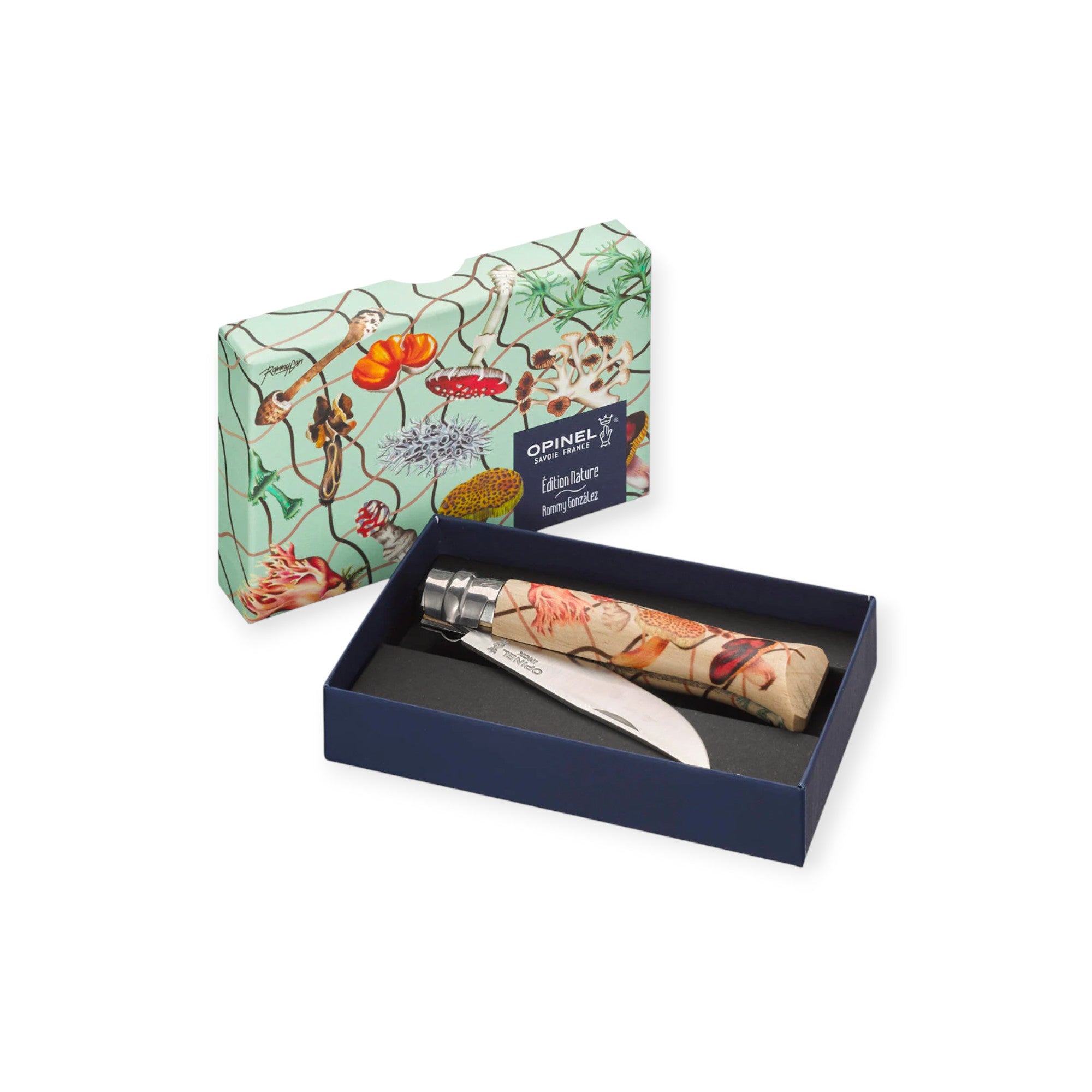Opinel No.08 Stainless Steel Folding Knife Limited Edition Nature - FERAL