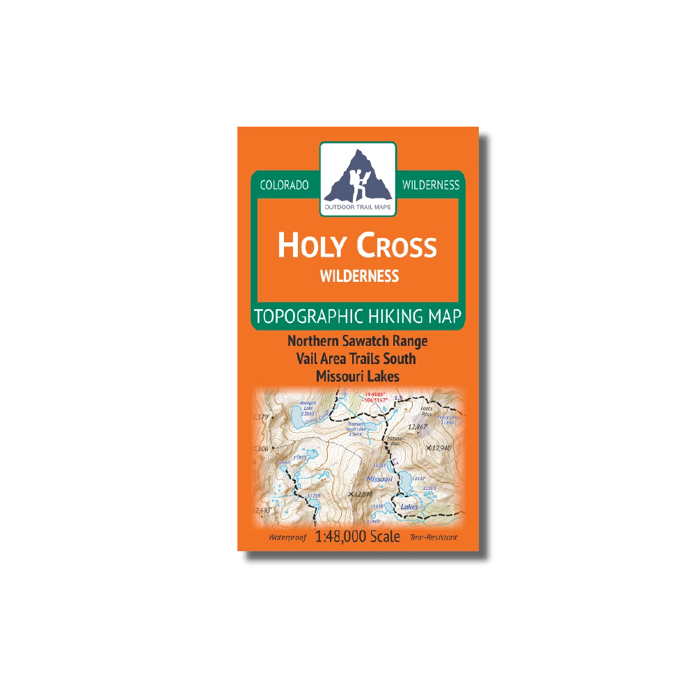 Outdoor Trail Maps Holy Cross Wilderness Map