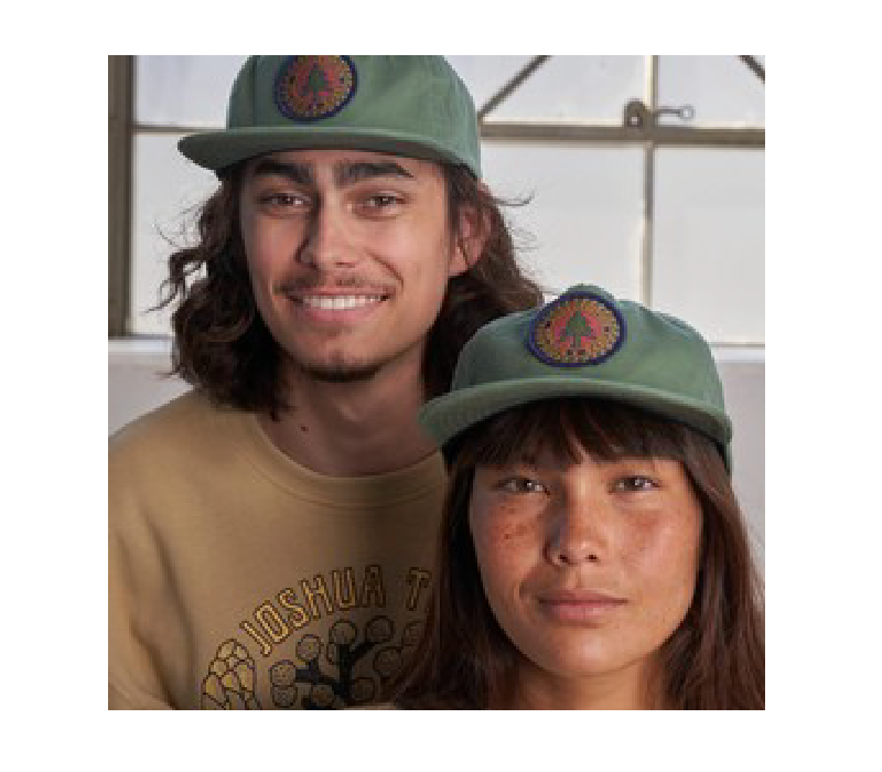 Parks Project Vintage Tree Patch Hat Dark Green