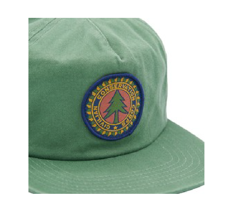 Parks Project Vintage Tree Patch Hat Dark Green