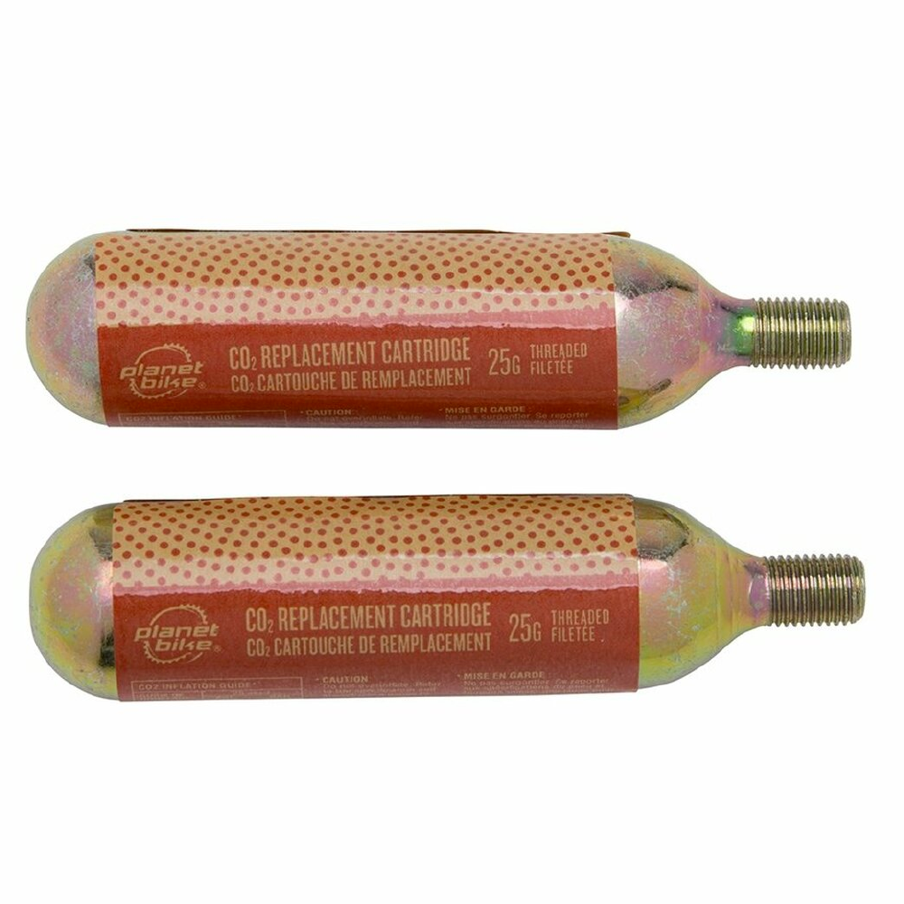 Planet Bike CO2 Cartridges 25g 2 Pack