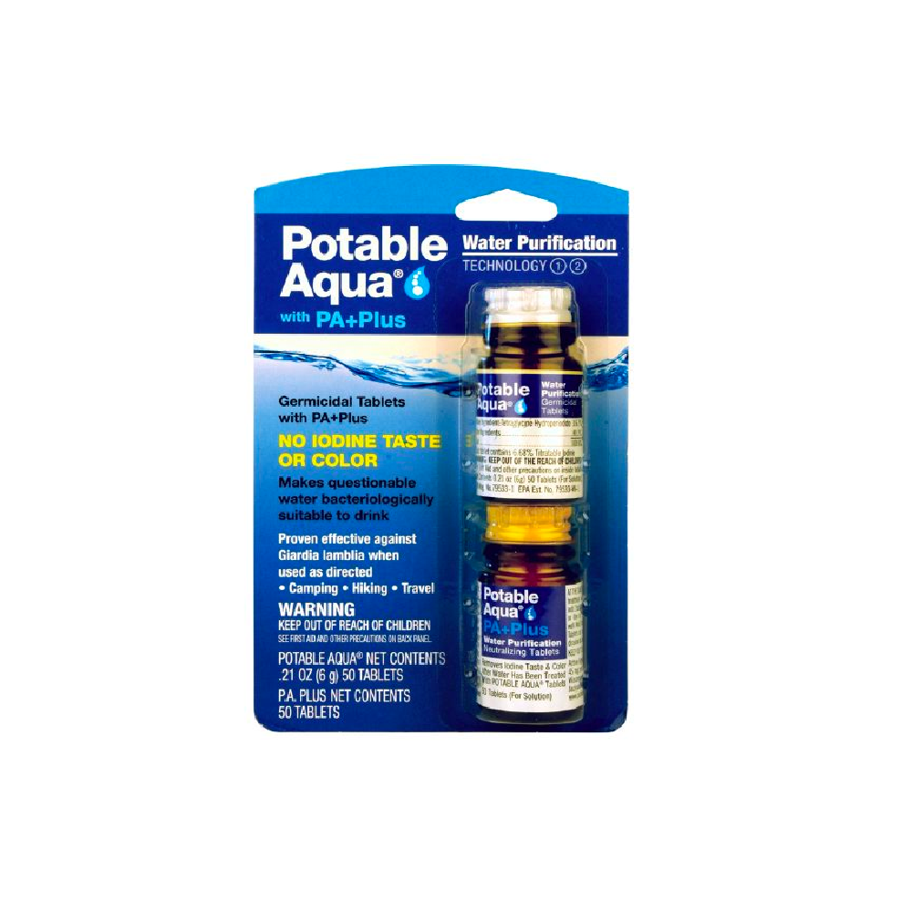 Potable Aqua Plus Water Purification Tablets