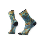 Smartwool Bike Zero Cushion Rugged Ride Print Crew Socks - FERAL