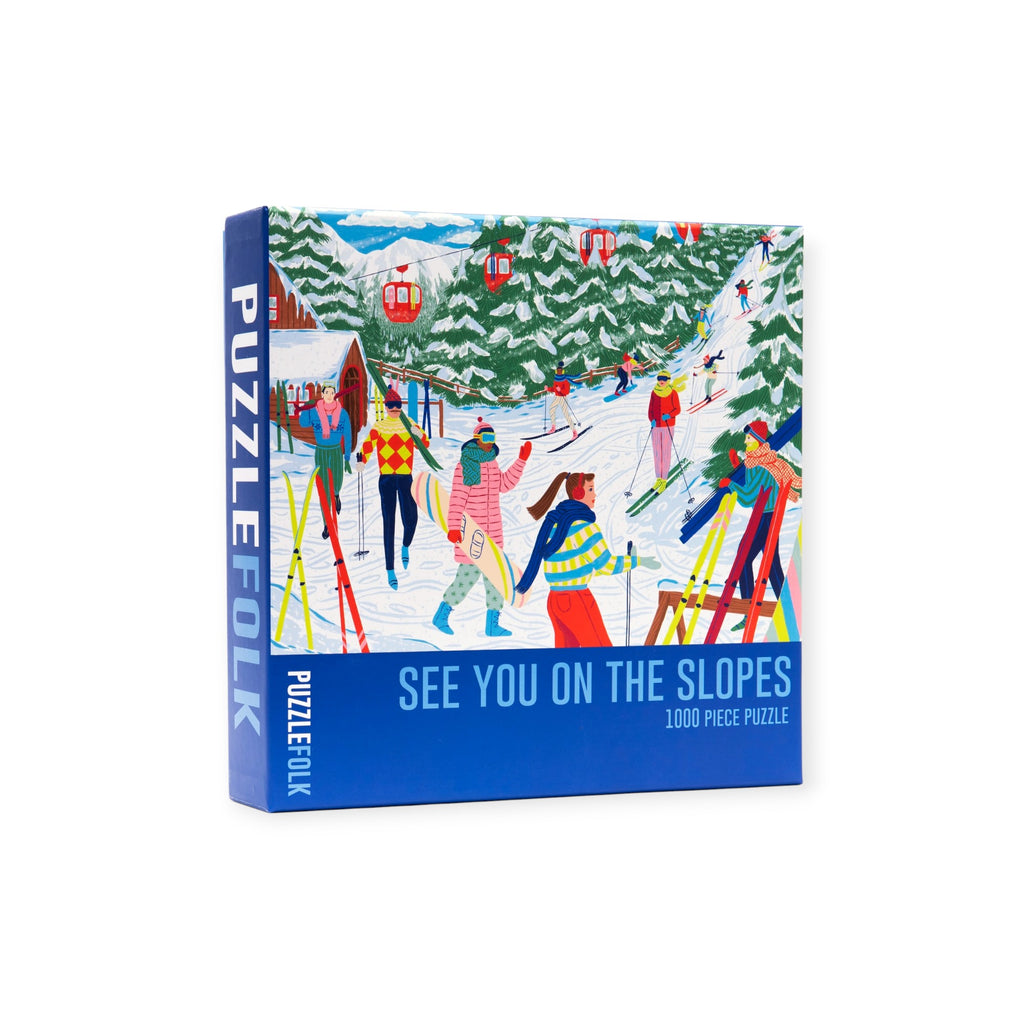 Puzzlefolk See You On The Slopes 1000 Piece Puzzle - FERAL