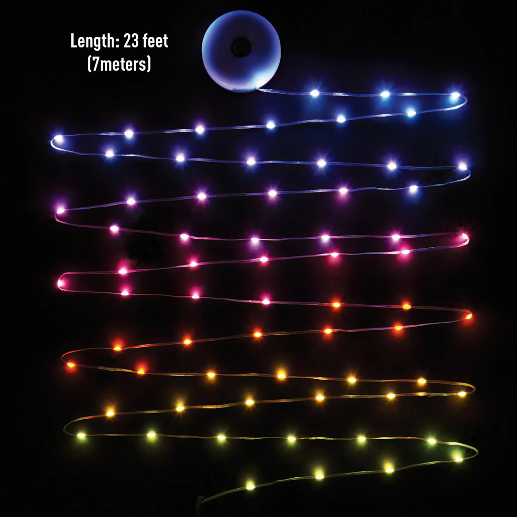 Nite Ize Radiant StarLit Rechargeable Lantern + String Light - Disc-O Select - FERAL