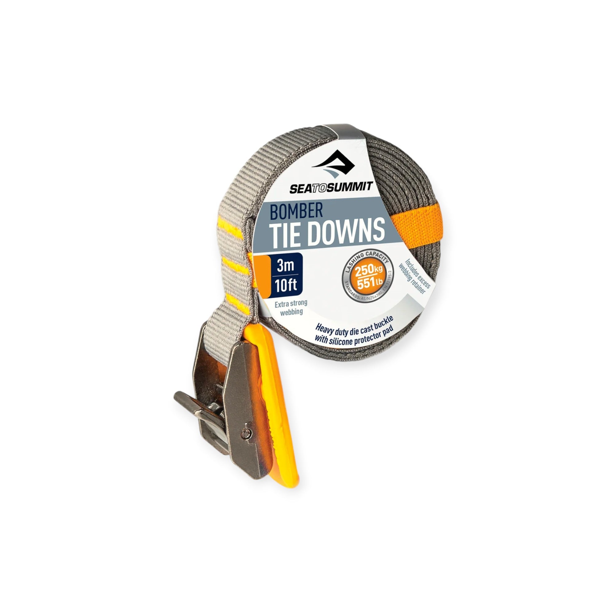 Sea to Summit Bomber Loop Lock Tie Down Strap 10 ft - FERAL