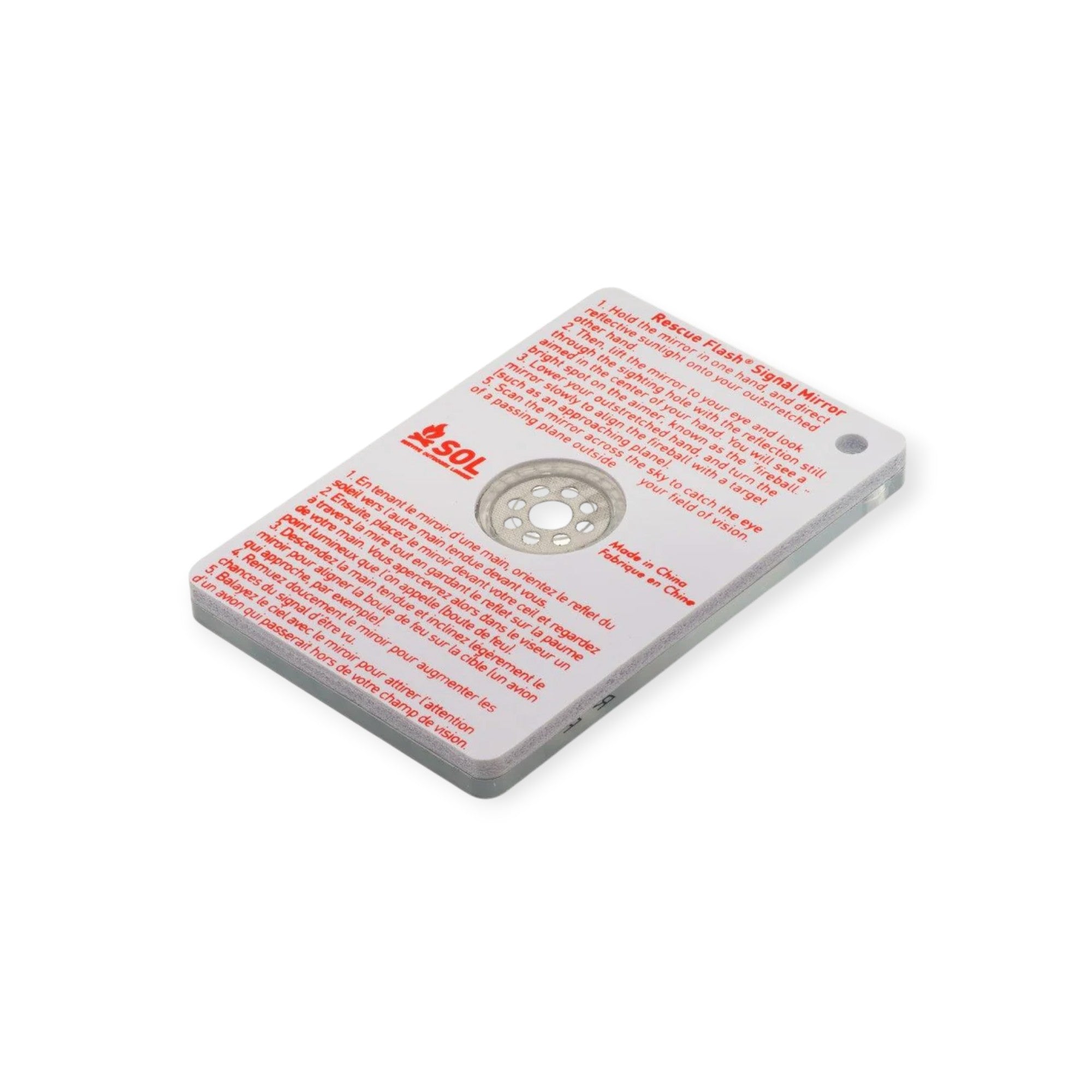 SOL Rescue Floating Signal Mirror