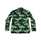 Stio Women's Skycrest Insulated Shirt Jacket Snap Quilted Honey Dew Camo Small USED - FERAL