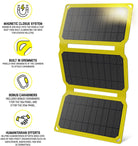 SunJack 25W Portable Solar Charger + 2x 10k mAh Powerbanks - FERAL