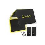 SunJack 25W Portable Solar Charger + 2x 10k mAh Powerbanks