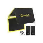 SunJack 25W Portable Solar Charger + 2x 10k mAh Powerbanks