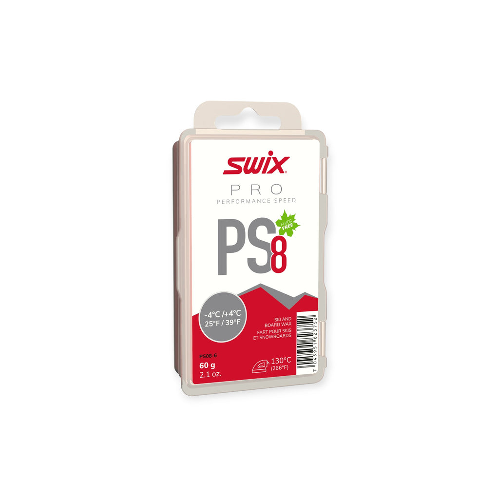 Swix Fluoro-Free Ski Wax PS8 Red
