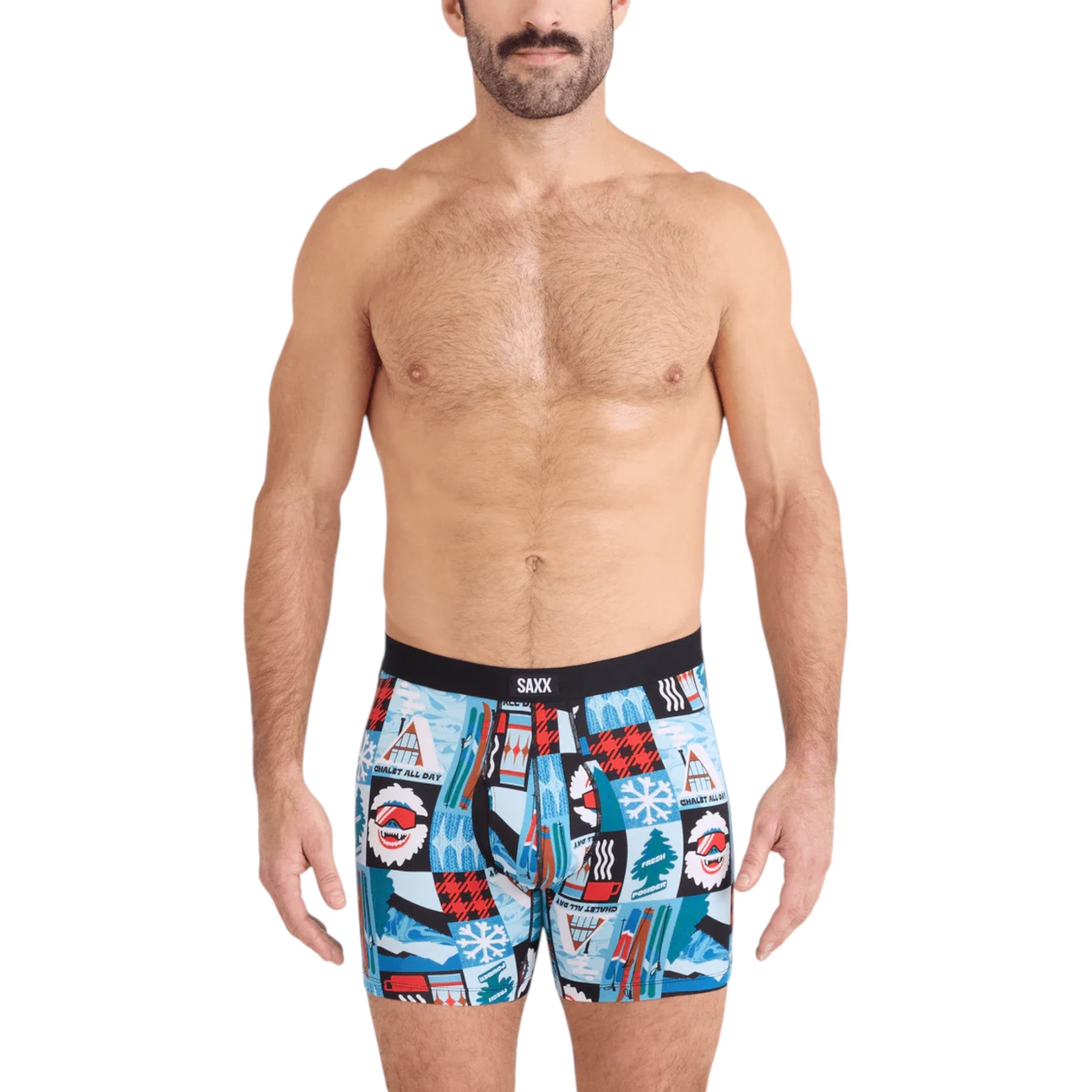 SAXX Daytripper Comfort Stretch Boxer Briefs - FERAL